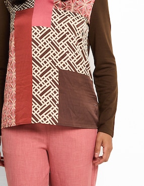 Blusa manga larga para mujer