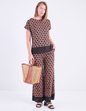 Pantalón relaxed regular para mujer