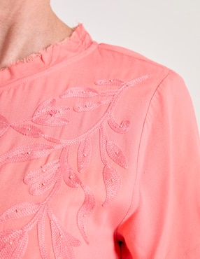 Blusa La Mode manga corta para mujer