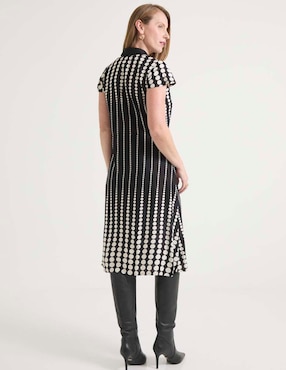 Vestido 3/4 casual La Mode para mujer