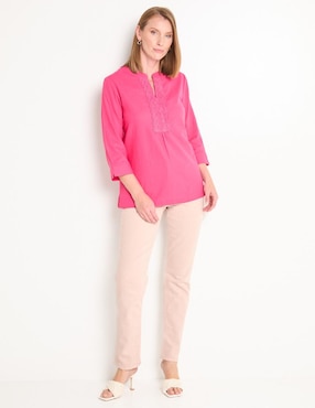 Blusa manga 3/4 para mujer