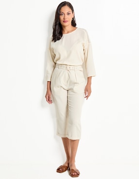 Blusa manga 3/4 para mujer