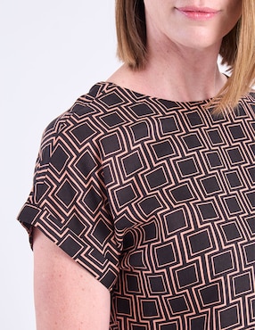 Blusa manga corta para mujer