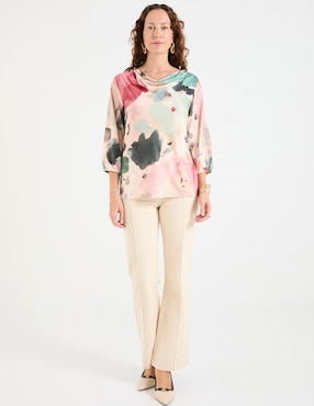Blusa manga 3/4 para mujer