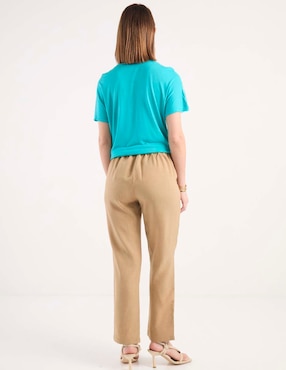 Pantalón relaxed La Mode regular para mujer