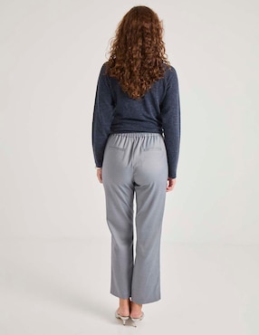 Pantalón de vestir La Mode straight para mujer