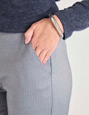Pantalón de vestir La Mode straight para mujer