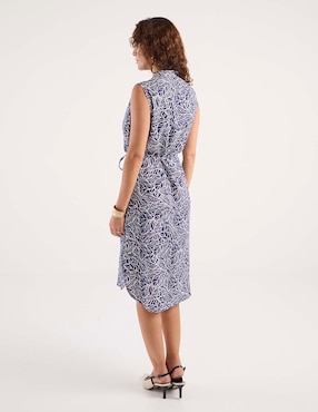 Vestido midi casual La Mode para mujer