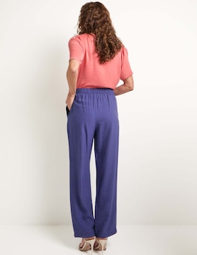 Pantalón relaxed amplio para mujer