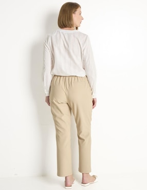 Pantalón de vestir La Mode slim para mujer