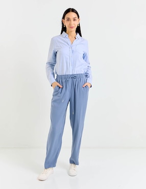 Pantalón easy pant straight para mujer