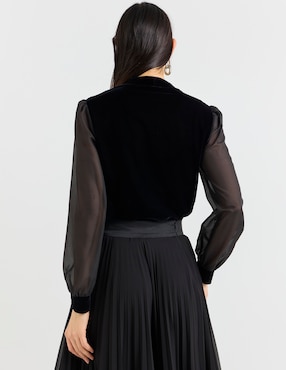 Blusa La Mode manga larga para mujer