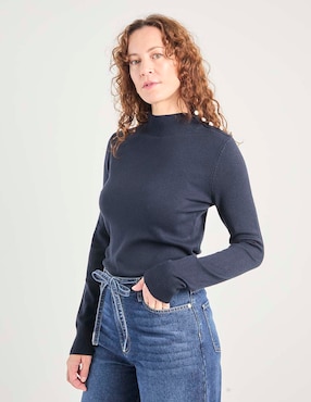 Suéter La Mode cuello alto para mujer