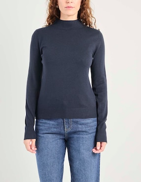 Suéter La Mode cuello alto para mujer