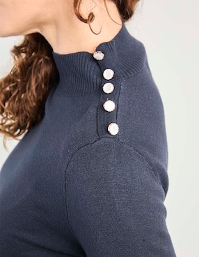 Suéter La Mode cuello alto para mujer
