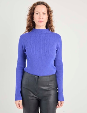 Suéter La Mode cuello alto para mujer