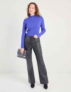 Suéter La Mode cuello alto para mujer