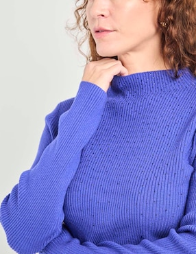 Suéter La Mode cuello alto para mujer