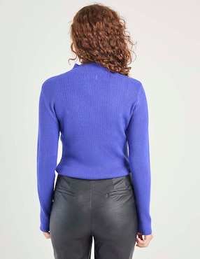 Suéter La Mode cuello alto para mujer