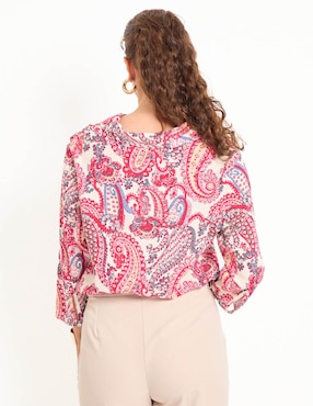 Blusa manga 3/4 para mujer