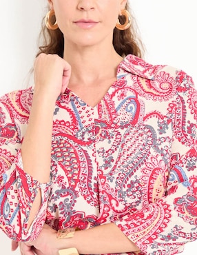 Blusa manga 3/4 para mujer
