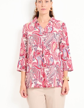 Blusa manga 3/4 para mujer