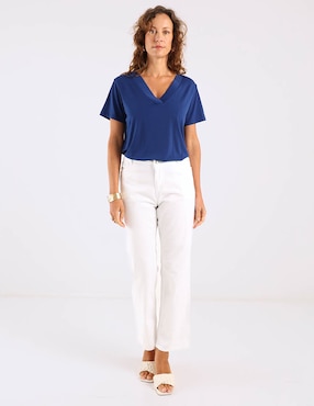 Blusa La Mode manga corta para mujer