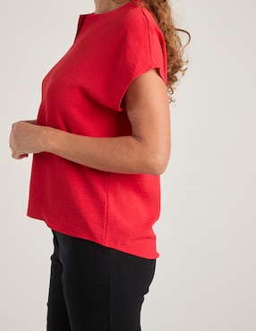 Blusa La Mode manga corta para mujer