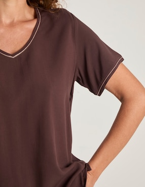 Blusa La Mode manga corta para mujer