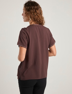 Blusa La Mode manga corta para mujer