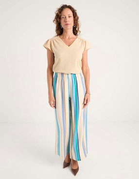 Pantalón relaxed La Mode amplio para mujer