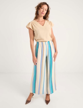 Pantalón relaxed La Mode amplio para mujer