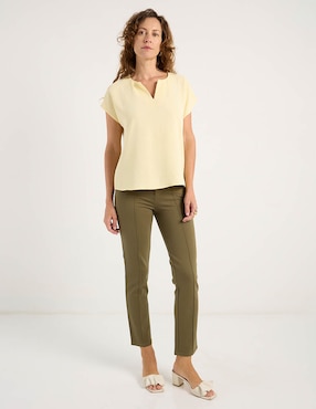 Blusa La Mode manga corta para mujer