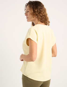 Blusa La Mode manga corta para mujer