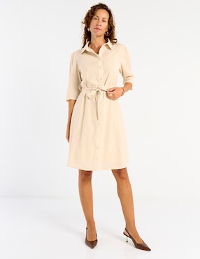 Vestido arriba de la rodilla casual La Mode para mujer