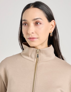 Sudadera con bolsillos La Mode para mujer