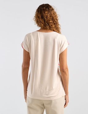 Blusa La Mode manga corta para mujer
