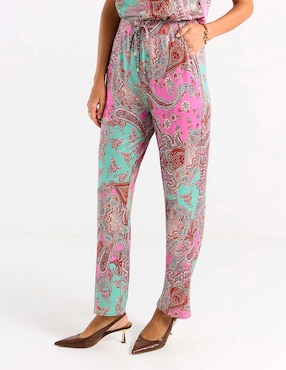 Pantalón La Mode recto para mujer