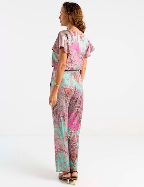 Pantalón La Mode recto para mujer