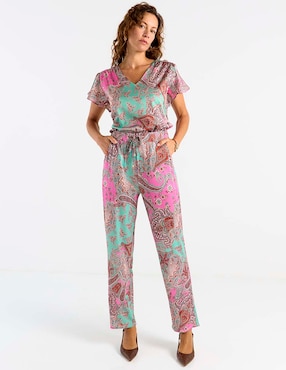 Pantalón La Mode recto para mujer