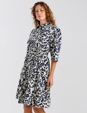 Vestido midi casual La Mode para mujer