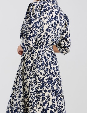 Vestido midi casual La Mode para mujer
