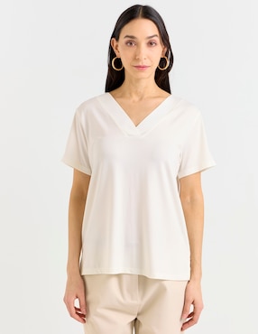 Blusa La Mode manga corta para mujer