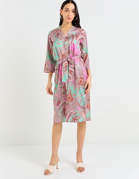 Vestido a la rodilla casual La Mode para mujer