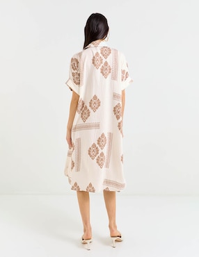 Vestido a la rodilla casual La Mode para mujer