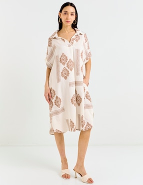 Vestido a la rodilla casual La Mode para mujer