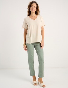 Blusa La Mode manga corta para mujer