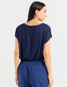 Blusa La Mode manga corta para mujer