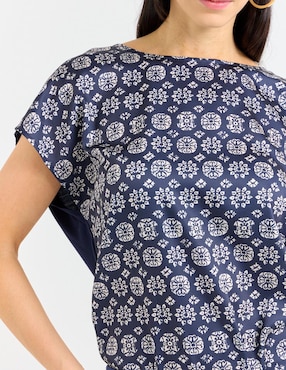 Blusa La Mode manga corta para mujer