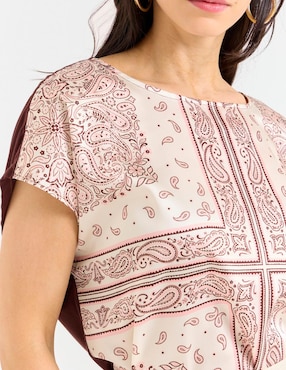 Blusa La Mode manga corta para mujer